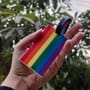 Pride Flag Bag Tag